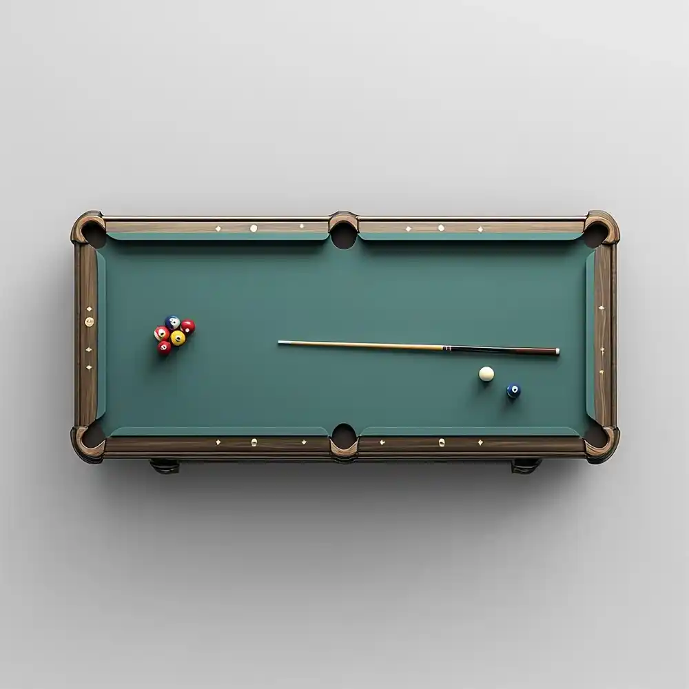 Professional movers carefully transporting a pool table